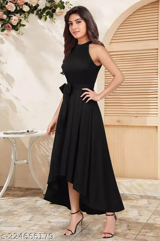 One piece dress shops long black