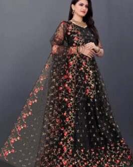Stylish Designer Thread Lehenga With Heavy & Fancy Sequence Work With Worked Blouse(Unsttiched) DDRS